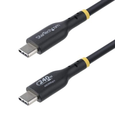 Cable usb tipo c startech 4m – macho – macho – negro