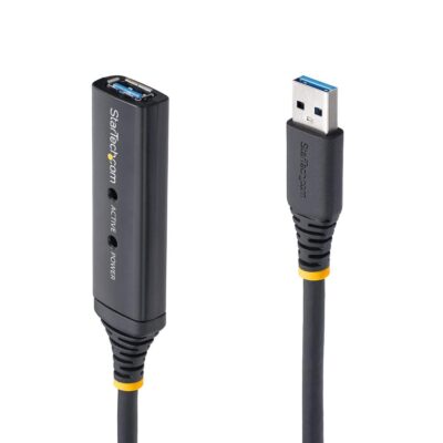 Cable usb tipo a startech 5m – macho – hembra – negro