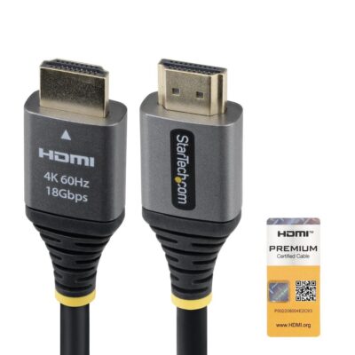 Cable hdmi 4k startech 1m – macho – macho – negro