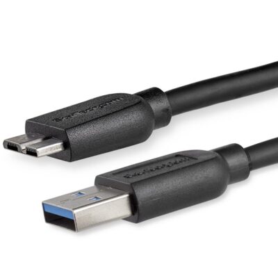 Cable usb tipo a a micro usb tipo b startech 2m – macho – macho – negro