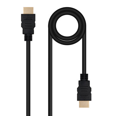 Cable hdmi 2.0 nanocable 10m – macho – macho – negro