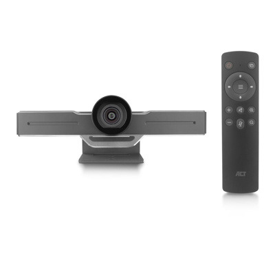 Webcam act connectivity full hd zoom panoramica camara conferencias