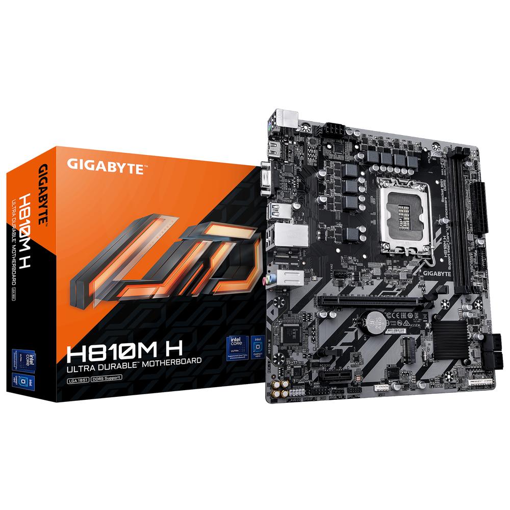 Placa base gigabyte h810m h lga1851 matx - 2x ddr5 - 4x sata3