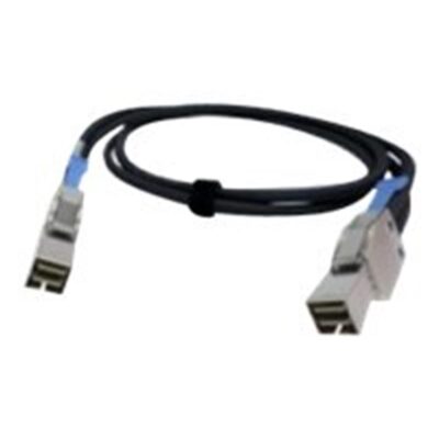 Cable mini sas qnap 1m – macho – macho – negro