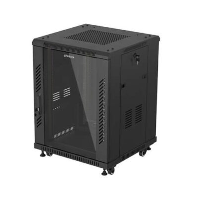 Armario rack phoenix 15u 600×600 de pie servidor 19» hasta 1000 kg negro