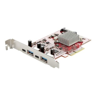 Tarjeta de expansion pci express startech pexusb312a2c2v 2x usb tipo a – 2x usb tipo c