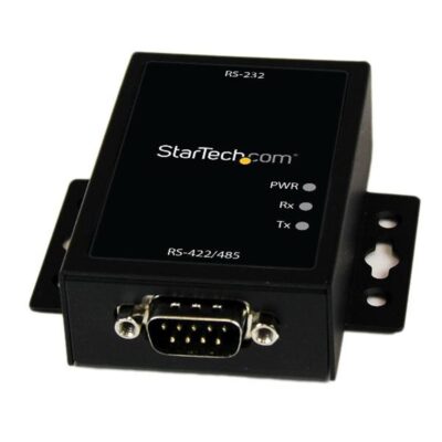 Conversor rs232 a rss422 rs485 startech macho – hembra – negro