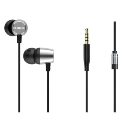 Auriculares aiwa estm – 20sl plata