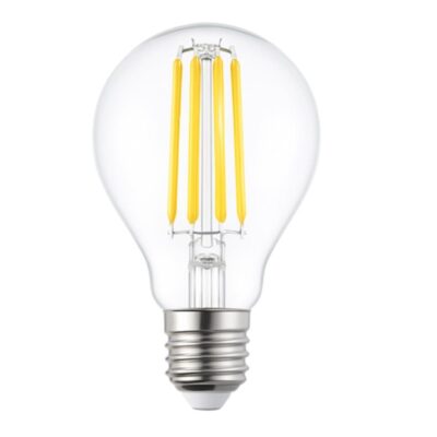Bombilla led silver electronic filamento transprente estandar 6w=80w – e27 – 2700k