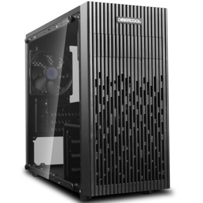 Caja ordenador gaming deepcool 30 micro atx – cristal templado – usb – negro