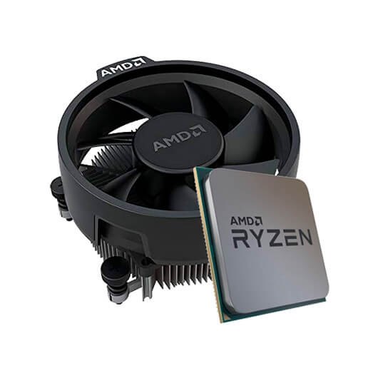 Procesador amd ryzen 5 4500 6 core 4.1ghz 8mb am4 mpk bulk sin grafica