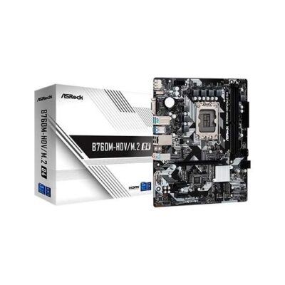 Placa base asrock 1700 b760m – hdv – m.2 d4