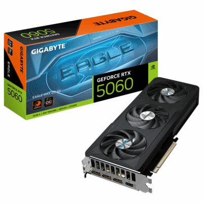 Tarjeta grafica gigabyte rtx 5060 eagle max oc 8gb gddr7 – 3x dp – 1x hdmi pci express 5.0