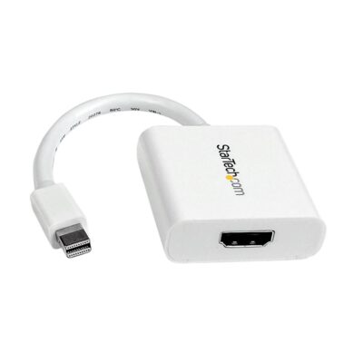 Adaptador mini dp a hdmi startech macho – hembra – blanco