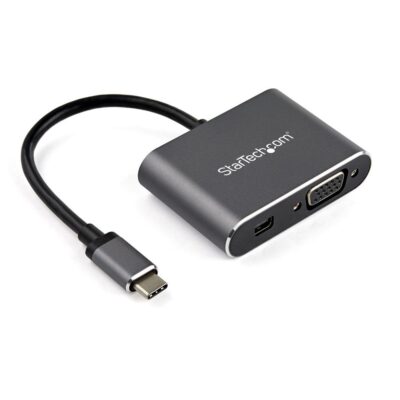 Adaptador usb tipo c a mini dp – vga startech macho – hembra