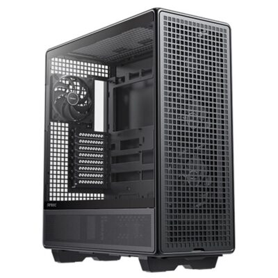 Caja ordenador gaming antec 900 atx cristal templado negra