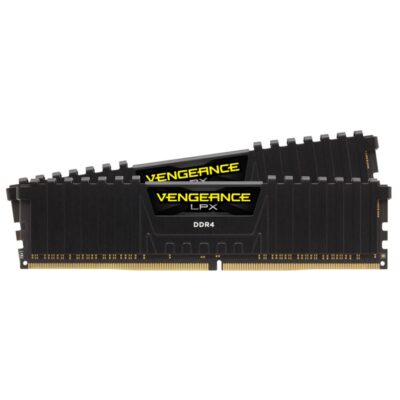Memoria ram ddr4 16gb kit 2×8 corsair vengeance – pc4 – 25600 – 3200mhz – c16 negro