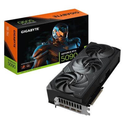 Tarjeta grafica gigabyte windforce rtx 5090 gaming oc 32gb gddr7 – 3x dp – 1x hdmi pci express 5.0