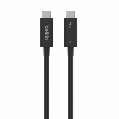 Cable usb tipo c belkin 2m – macho – macho – negro