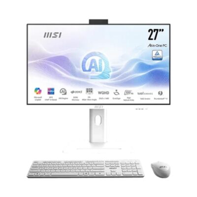 Ordenador all in one msi modern am273qp ai 1um – 406eu u5 – 125h – 16gb – ssd 512gb – 27 pulgadas – w11p