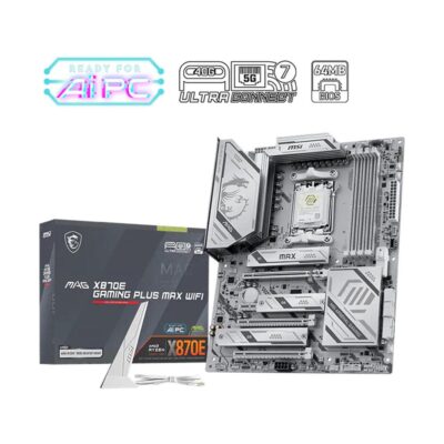 Placa base msi mag x870e gaming max wifi am5 atx – 4x ddr5