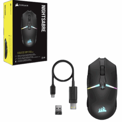 Raton inalambrico gaming corsair ch – 931b011 – eu negro
