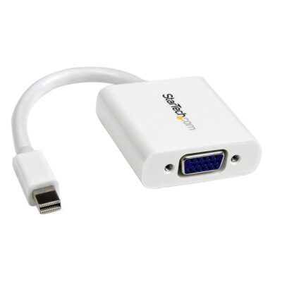 Adaptador mini dp a vga startech macho – hembra – blanco