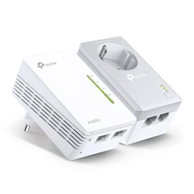Kit de adaptadores powerline wifi tp – link tl – wpa4226 kit av600