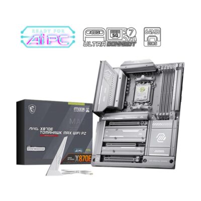 Placa base msi mag x870e tomahawk max wifi am5 atx – 4x ddr5